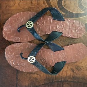 Tory Burch Thora bLack Leather 8